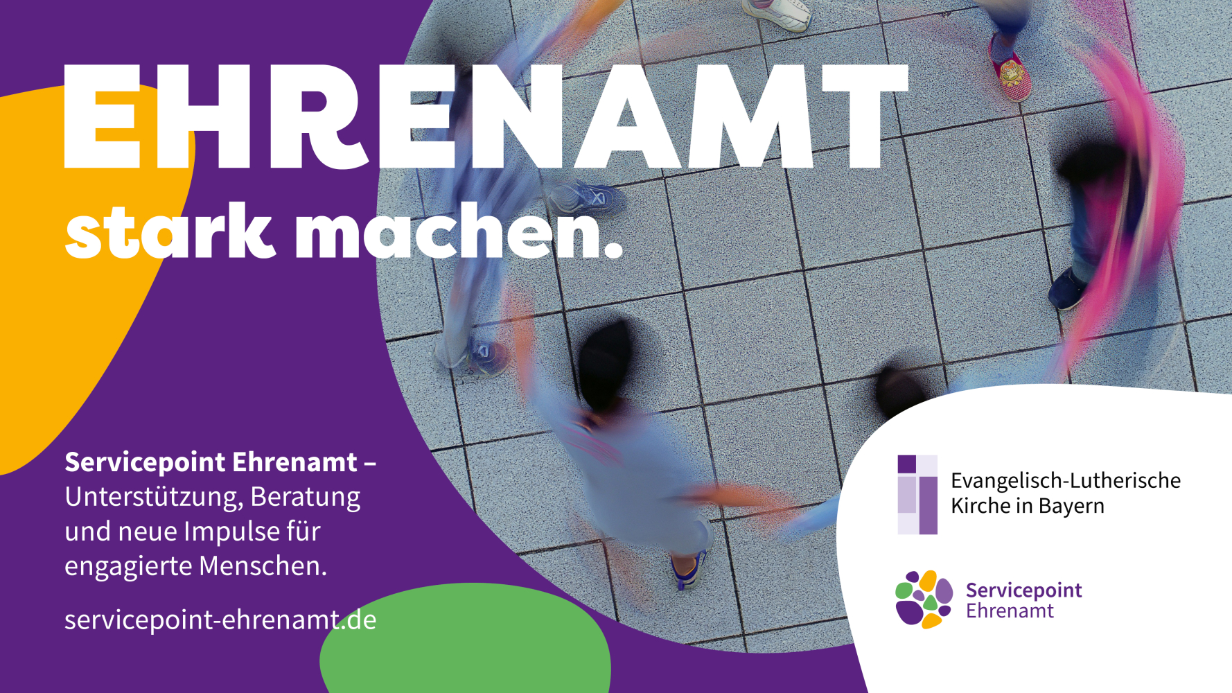 Banner zum Servicepoint Ehrenamt