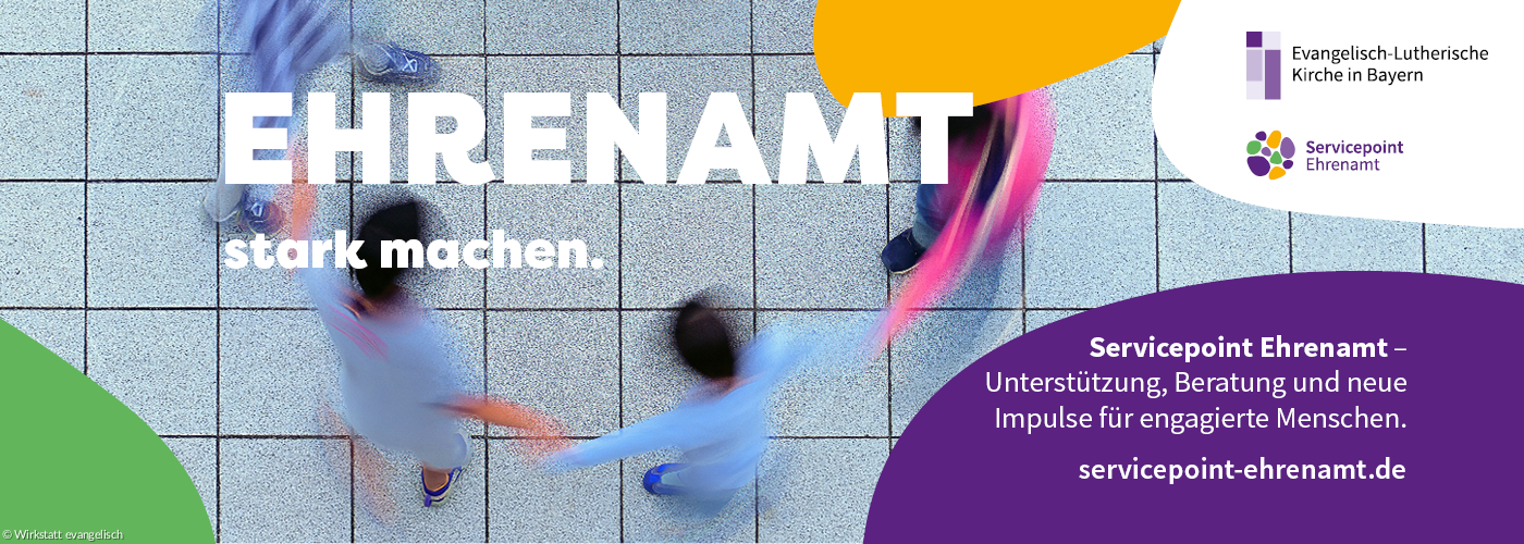 Werbebanner zum Servicepoint Ehrenamt