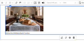 Screenshot eines Bildes, das gelöscht werden soll
