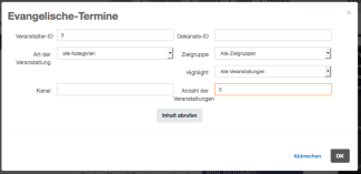 Termine importieren 2