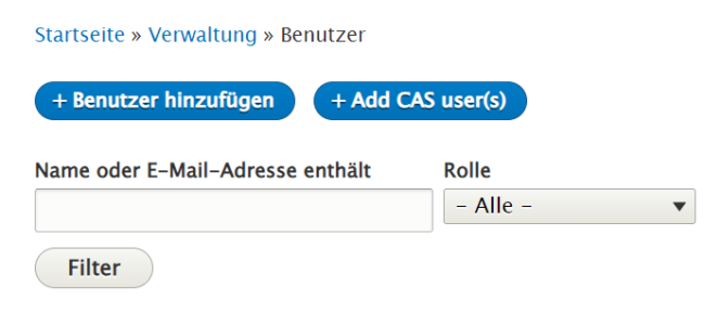 Hier sehen Sie wie man einen neuen Benutzer anlegt